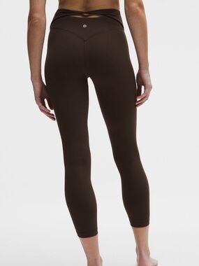 lululemon athletica Walnut crunch align twist legging no line